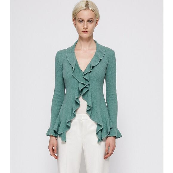 Casmari Cashmere Blend Drape Front Cardigan - Picture 1 of 11